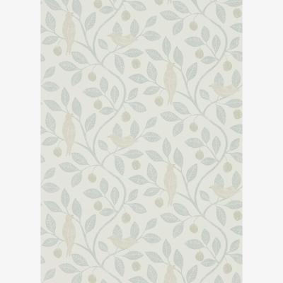 The Rug Seller Damson Tree Wallpaper 216365 by Sanderson in Mineral Dove&nbsp;Roll