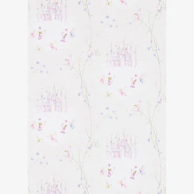 The Rug Seller Fairy Castle Wallpaper 214047 by Sanderson in Vanilla White&nbsp;Roll