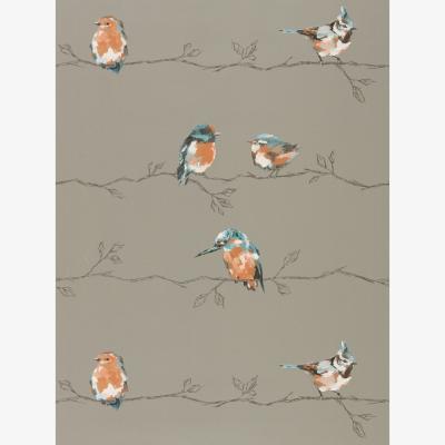The Rug Seller Persico Wallpaper 111485 by Harlequin in Tangerine Duckegg Blue&nbsp;Roll