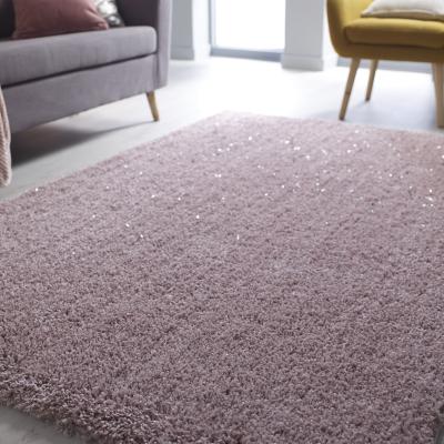 The Rug Seller Veloce Shaggy Rugs in Blush Veloce Shaggy Rugs in Pink