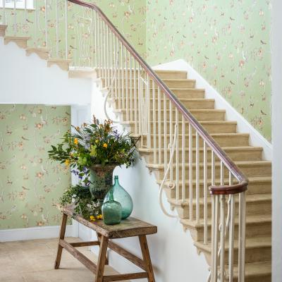 The Rug Seller Cashmere Paisley Wallpaper 216320 by Sanderson in Garden GreenRoll