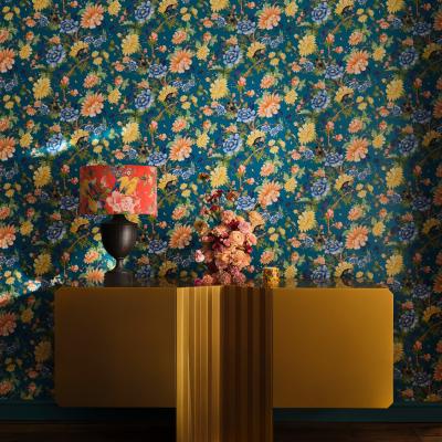 The Rug Seller Sapphire Garden Wallpaper W0133 03 by Wedgwood in Sapphire&nbsp;Roll