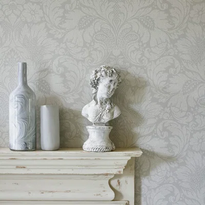 The Rug Seller Kent Wallpaper 216390 by Sanderson in Dove Grey&nbsp;Roll