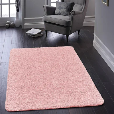 The Rug Seller Buddy Washable Rugs in Candy Pink