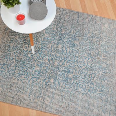 The Rug Seller Grandeur Traditional Damask Rugs in Teal Blue&nbsp;240x330cm