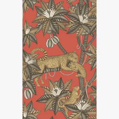 The Rug Seller Satara Wallpaper 119 3014 by Cole & Son in Rouge Red&nbsp;Roll