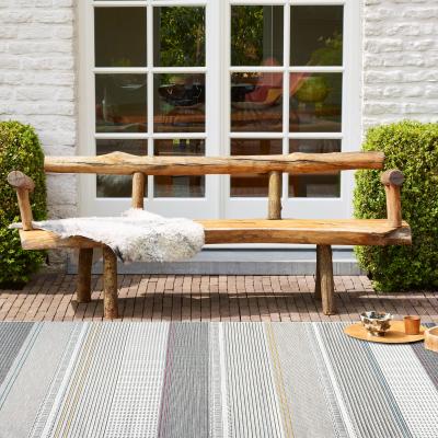 The Rug Seller Brighton Flatweave Indoor Outdoor Rugs 98037 9010 in Grey120x170cm