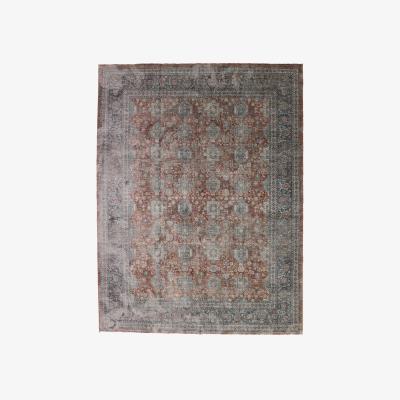 The Rug Seller Heritage Gharaje Traditional Distressed Vintage Rug in Red