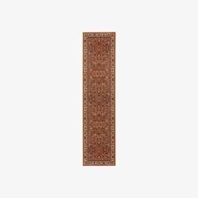The Rug Seller Royal Kashqai Traditional Hallway Runner Rugs 4362 600 in Gold67x275cm