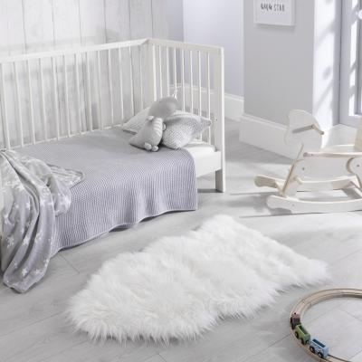 The Rug Seller Faux Fur Rugs in White