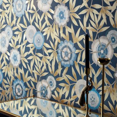 The Rug Seller Komovi Wallpaper 112160 by Harlequin in Midnight Blue Gold&nbsp;Roll