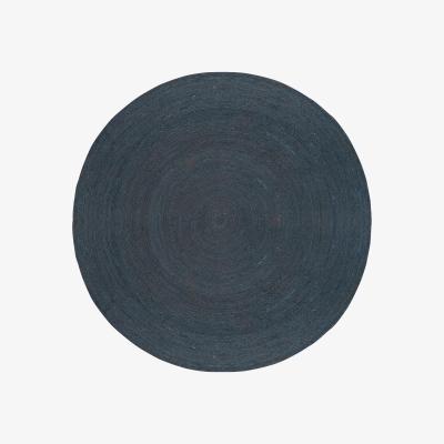 The Rug Seller Makitori Round Rugs in Indigo by William Yeoward