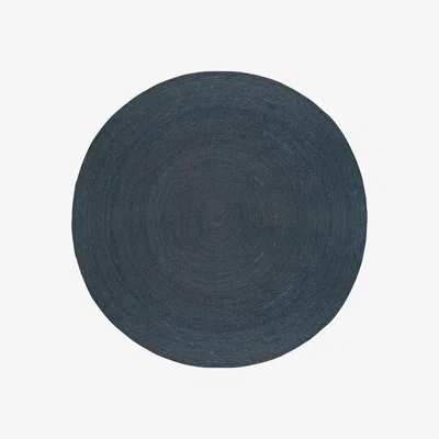 The Rug Seller Makitori Round Rugs in Indigo by William Yeoward