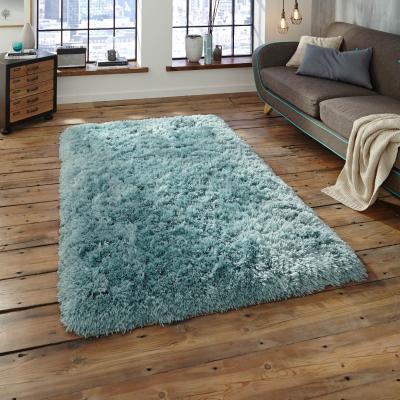 The Rug Seller Polar PL95 Shaggy Rugs in Light Blue&nbsp;120x170cm