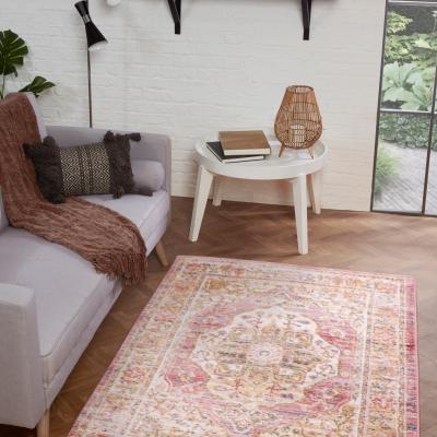 The Rug Seller Nova 9047 Traditional Rugs in Terracotta Orange