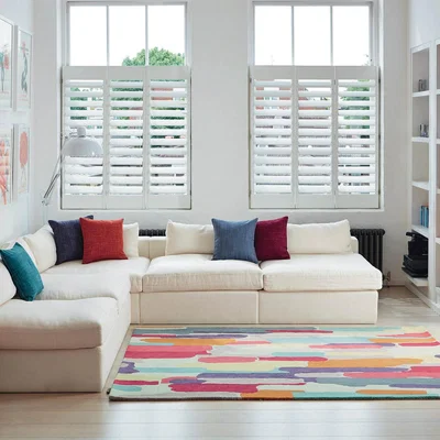The Rug Seller Trattino Rugs 44805 in Berry by Harlequin
