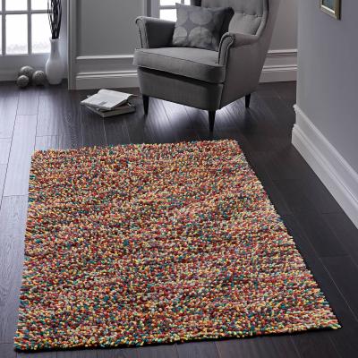 The Rug Seller Rocks Shaggy Multi-coloured Rugs in Multi