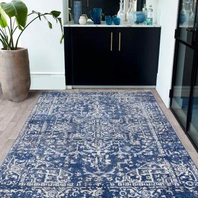 The Rug Seller Nova Rugs NV11 in Antique Navy