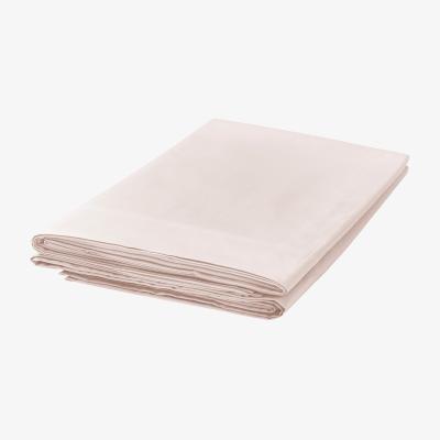 The Rug Seller Plain Dye Flat Sheet By Bedeck of Belfast in Tuberose Pink&nbsp;230x260cm