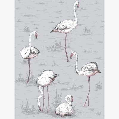 The Rug Seller Flamingos Wallpaper 11040 by Cole & Son in Lilac GreyRoll