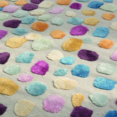 The Rug Seller Dotted Rugs 246 001 990 by Ligne Pure