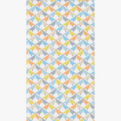 The Rug Seller Lintu Wallpaper 111523 by Scion in Satsuma Sky Pebble&nbsp;Roll