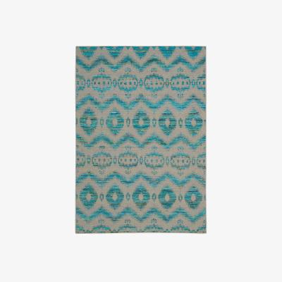 The Rug Seller Spectrum Rugs SPE01 in Turquoise and Grey