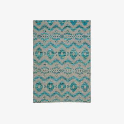 The Rug Seller Spectrum Rugs SPE01 in Turquoise and Grey