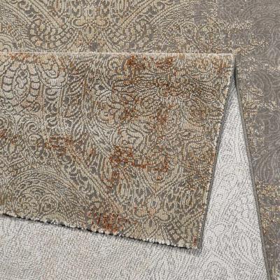 The Rug Seller Weconhome Baroque Vintage Rugs 17305 096 in Grey and Beige