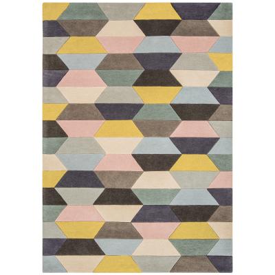 The Rug Seller Funk Honeycomb Pastel Rugs