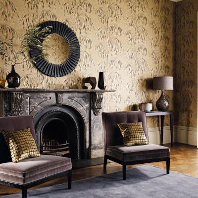 The Rug Seller Willow Song Wallpaper 312535 by Zoffany in Gold&nbsp;Roll