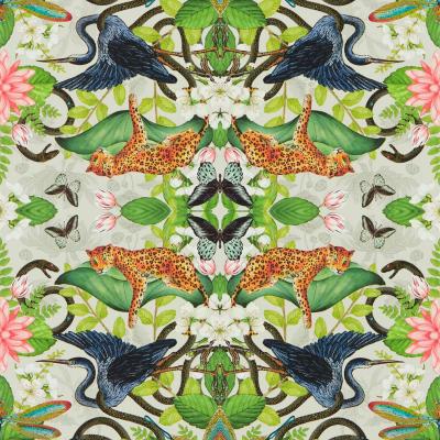 The Rug Seller Wonderlust Tea Story Wallpaper W0136 02 by Wedgwood in Dove&nbsp;Roll