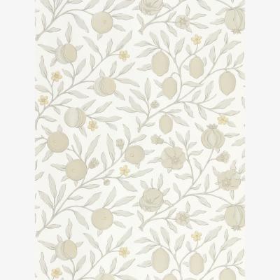 The Rug Seller Pure Fruit Wallpaper 216542 by Morris & Co in Horned Poppy Grey&nbsp;Roll