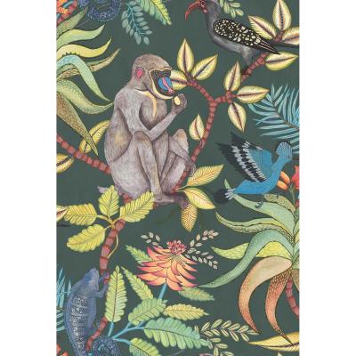 The Rug Seller Savuti Wallpaper 1006 by Cole & Son in Viridian GreenRoll
