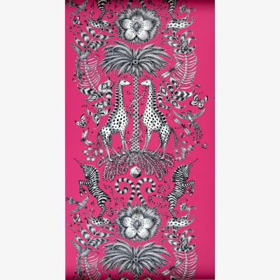 The Rug Seller Kruger Wallpaper W0102 04 by Emma J Shipley in Magenta Pink