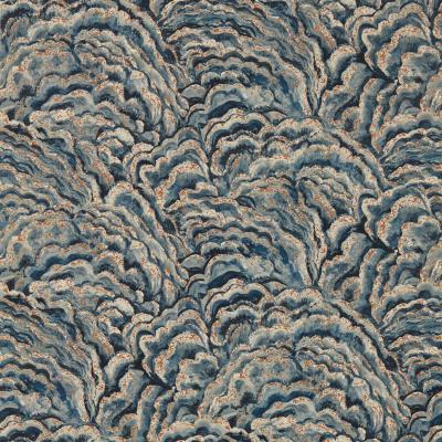 The Rug Seller Lumino Wallpaper W0142 04 by Clarke and Clarke in Midnight Copper&nbsp;Roll