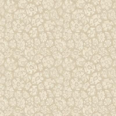 The Rug Seller Savanna Shell Wallpaper 119 4021 by Cole & Son in Parchment Linen Metallic GilverRoll