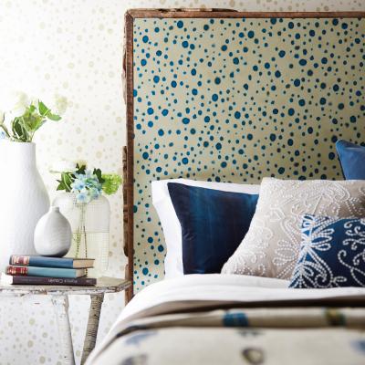 The Rug Seller Pecoso Wallpaper 111066 by Harlequin in Indigo Blue&nbsp;Roll