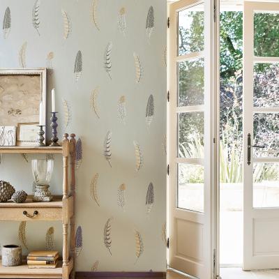 The Rug Seller Lismore Wallpaper 216605 by Sanderson in Silver Grey&nbsp;Roll