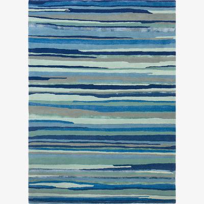 The Rug Seller Elsdon Modern Rugs 44008 in Mineral Blue by Sanderson&nbsp;200x280cm