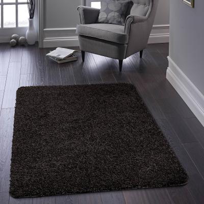 The Rug Seller Buddy Washable Rugs in Black
