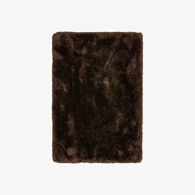 The Rug Seller Plush Shaggy Rugs in Dark Chocolate Brown&nbsp;160x230cm