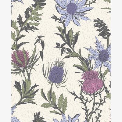 The Rug Seller Thistle Wallpaper 14044 by Cole & Son in Lilac Cerise&nbsp;Roll