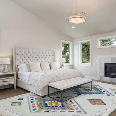 The Rug Seller Ariana Rhombus Moroccan Rugs in AR01 Multi