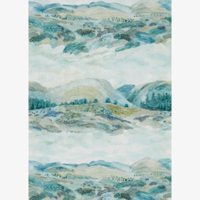 The Rug Seller Elysian Wallpaper 216594 by Sanderson in Whitstable Blue&nbsp;Roll