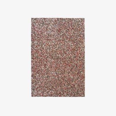 The Rug Seller Coral Modern Speckled Shaggy Rugs 24001 1121 in Red240x340cm