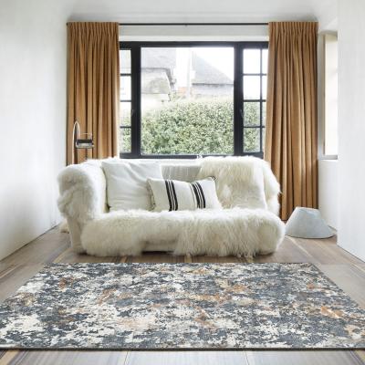The Rug Seller Canyon Abstract Modern Rugs 52023 3616 in Dark Grey&nbsp;200x290cm