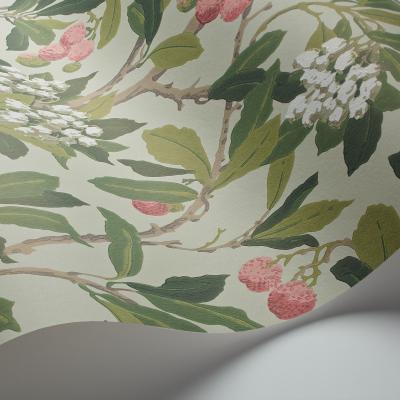 The Rug Seller Strawberry Tree Wallpaper 100 10048 by Cole & Son in Pink Duckegg&nbsp;Roll