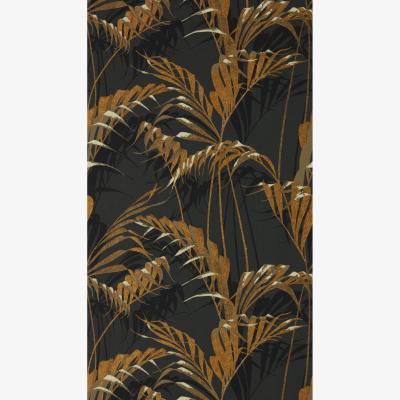 The Rug Seller Palm House Wallpaper 216641 by Sanderson in Charcoal Gold&nbsp;Roll