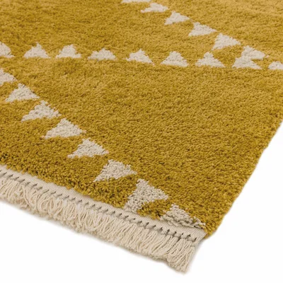 The Rug Seller Rocco Rugs RC05 in Mustard